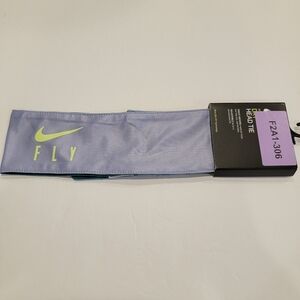 Nike Fly Dry Head Tie NWT! Purple Neon Yellow & Green